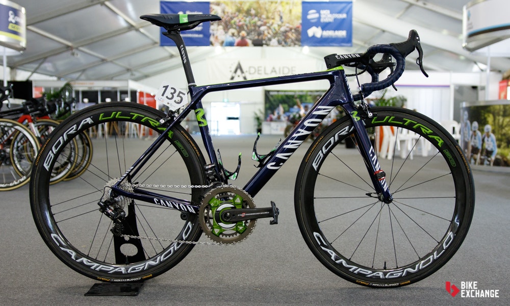 bikes of the 2017 worldtour movistar canyon ultimate