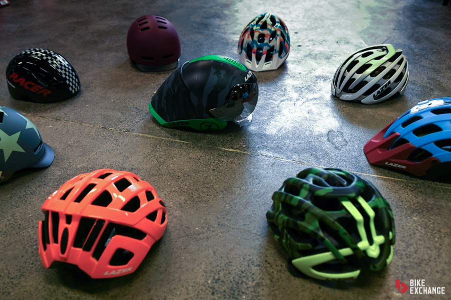 choosing bike helmets what to know flat lay